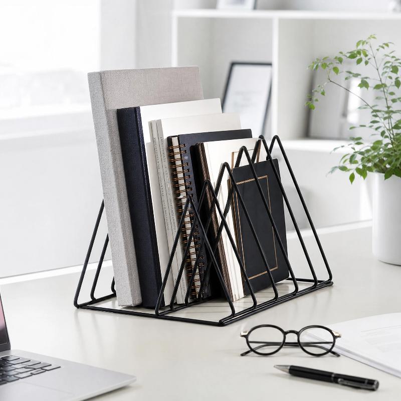 Magazine Holder Rack - 새로운 5/9 그리드 수납 랙 삼각형