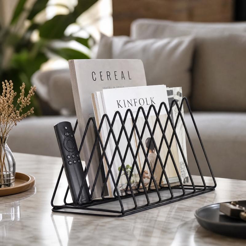 새로운 5/9 그리드 수납 랙 삼각형 철제 파일 정리대 - Magazine Holder Rack 리뷰 및 가격