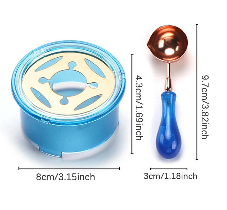 2개/세트 왁스 씰 스탬프 세트, 투명 왁스 스푼, 씰 - Wax Seal Stamp Set 리뷰 및 가격