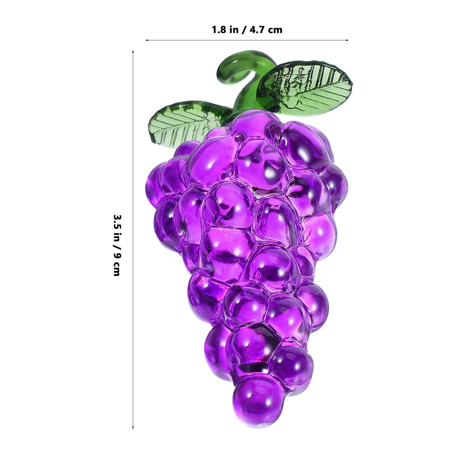 크리스탈 포도 인조 과일 조각품, 사실적인 포도 장식품 - Paper Weight Crystal 리뷰 및 가격