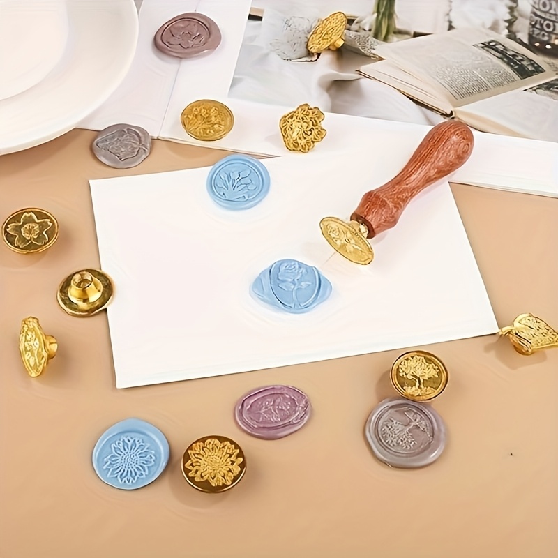 다양한 스타일의 21피스 왁스 스탬프 세트, 레트로 클 - Wax Seal Stamp Set 리뷰 및 가격