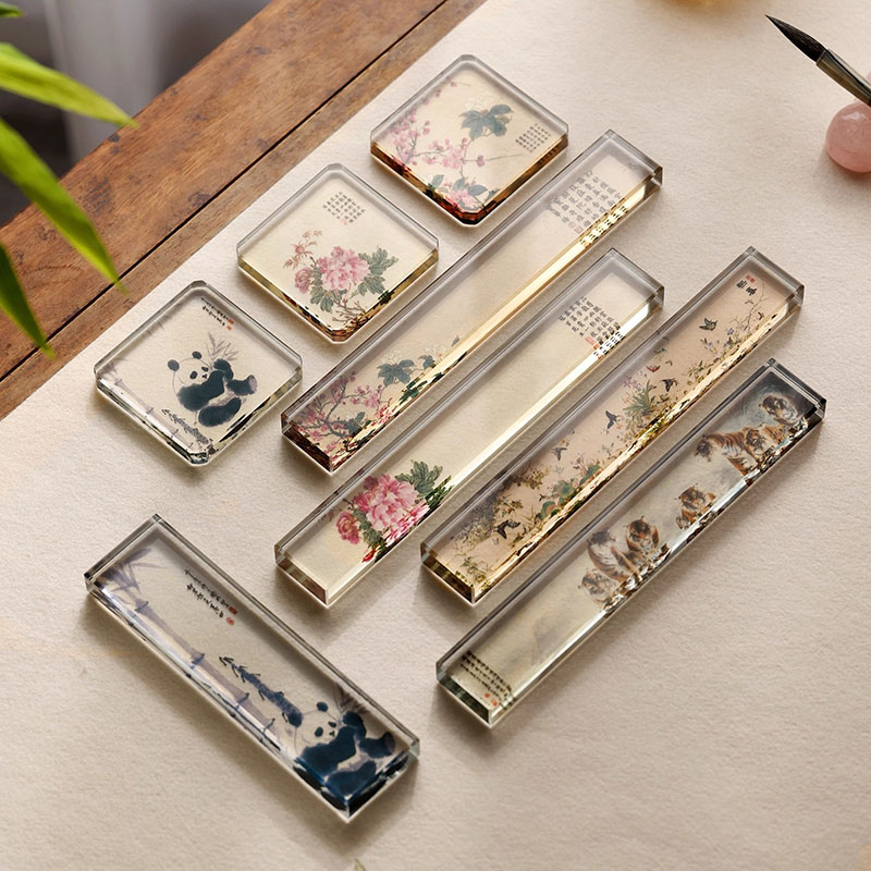 중국 서예용 크리스탈 유리 페이퍼웨이트 1개, 헤비 듀 - Paper Weight Crystal 리뷰 및 가격